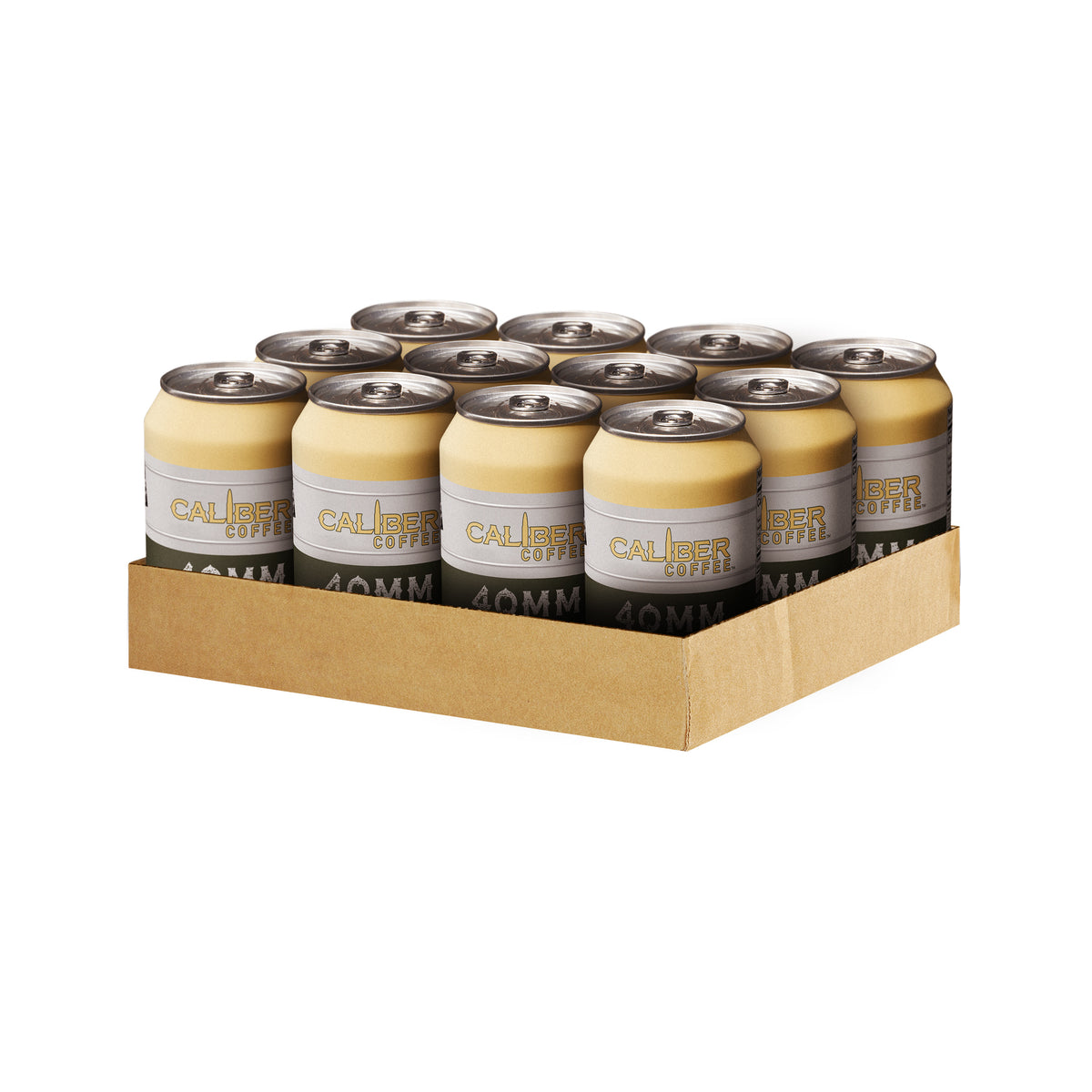 Black- 40 MM Cold Brew Cans, 12 Pack