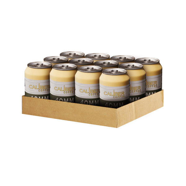 Oat Milk Latte- 40 MM Cold Brew Cans, 12 Pack