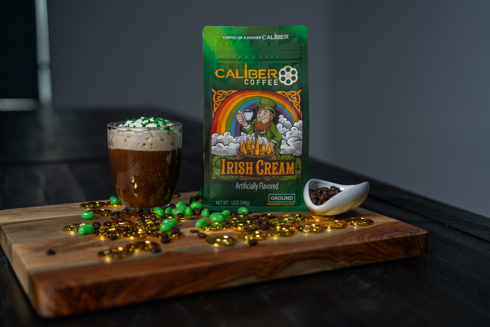 Irish Cream Flavored Coffee | Medium Roast | Caliber Coffee