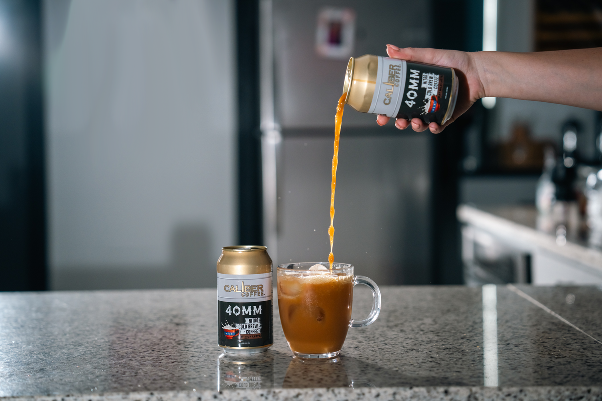 Oat Milk Latte- 40 MM Cold Brew Cans, 12 Pack